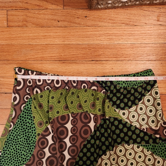 Fun & funky green and brown y2k midi skirt 🤎💚 - Picture 3 of 6